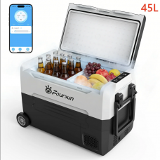 Kompresorinis automobilinis šaldytuvas (45L) su Bluetooth valdymu Kompresorinis automobilinis šaldytuvas (45L) su Bluetooth valdymu